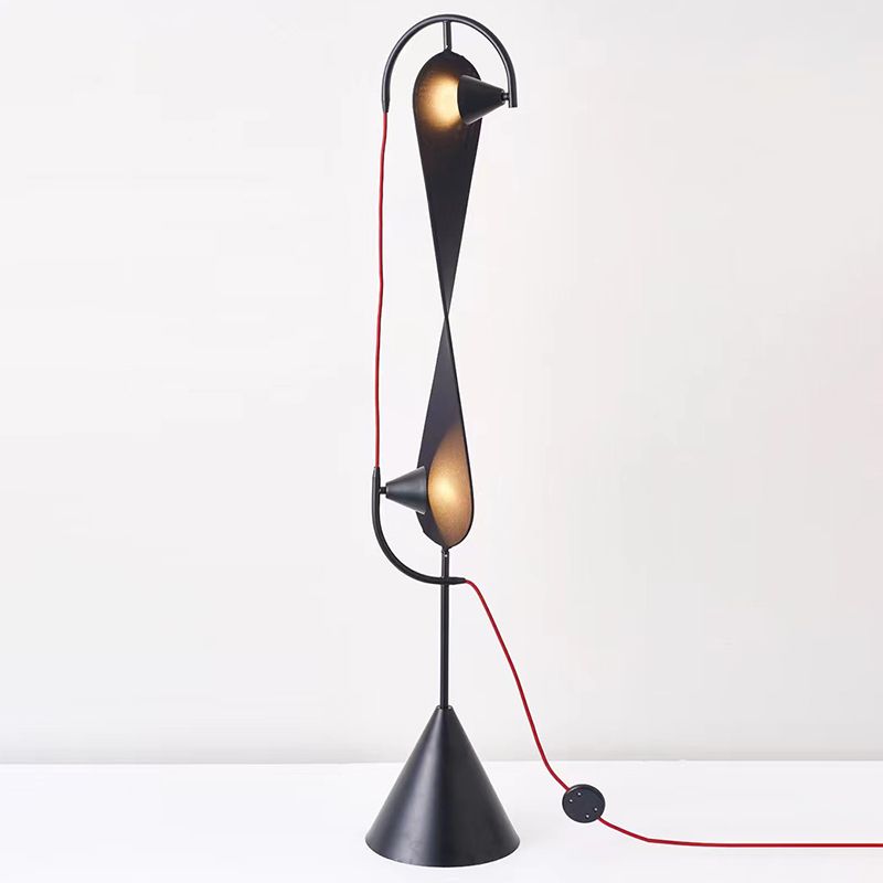 Mira Moderno Minimalista Geométrico Metal Suelo Lámpara