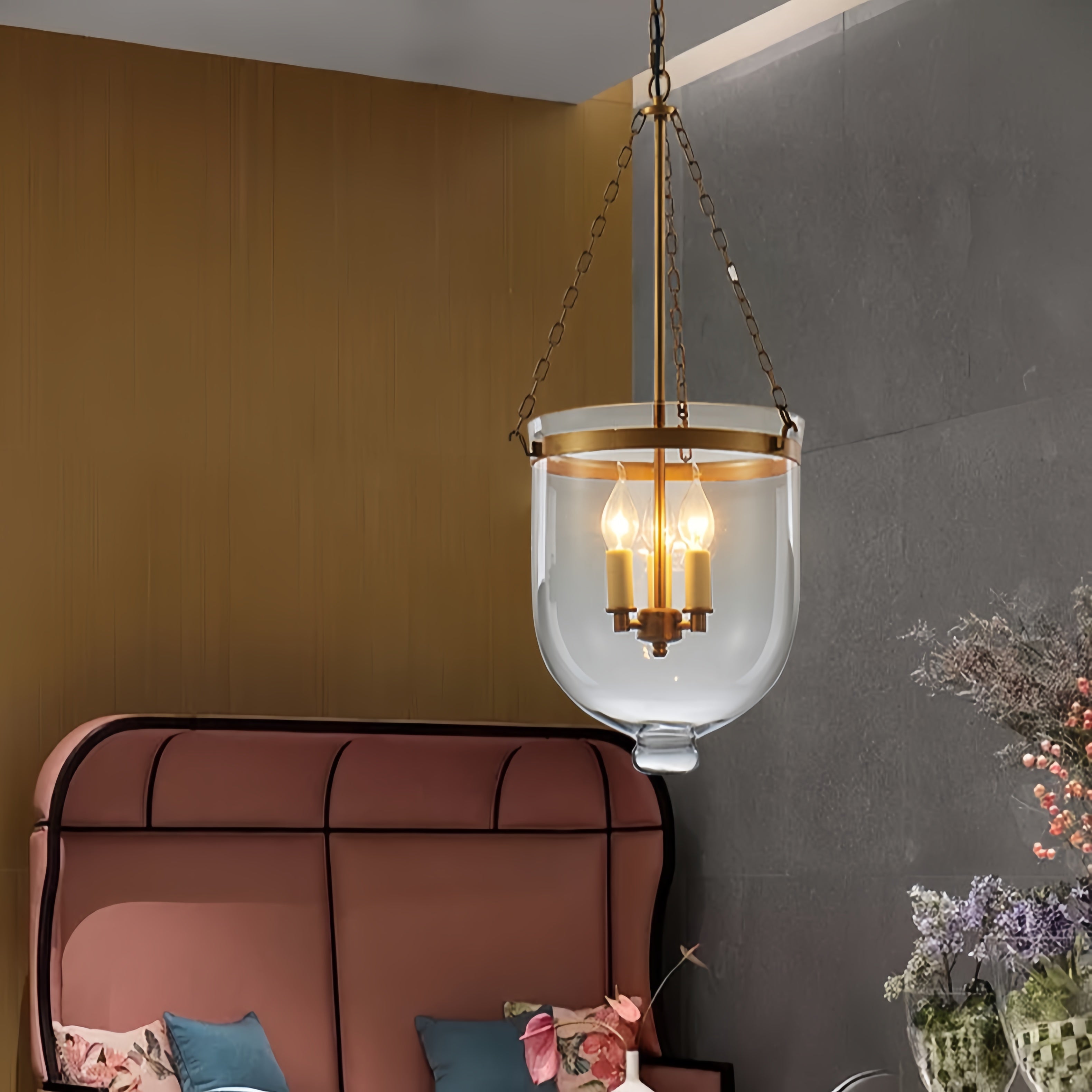 Silva Industrial Vela LED Lámpara Colgante Salón