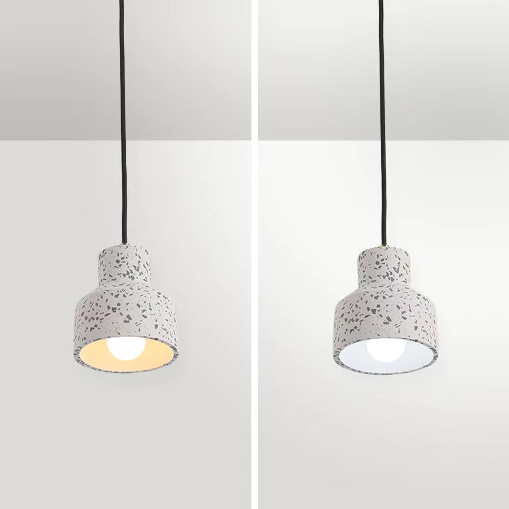 Valentina Moderna Cuadrado LED Metal/Cemento Lámpara Colgante Negra/Azul/Roja/Blanca