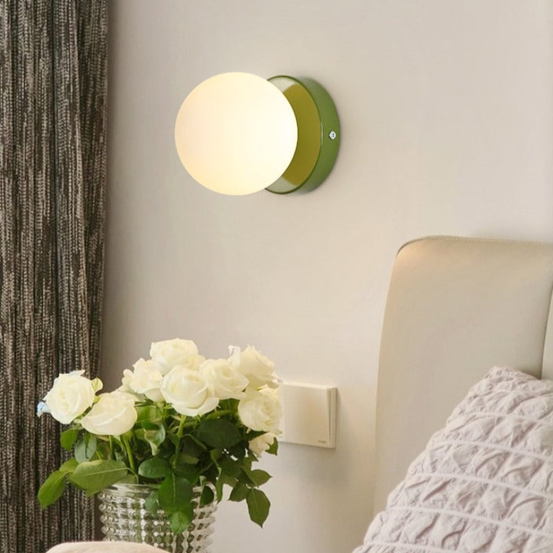 Aria Lámpara de Pared LED de Metal para Dormitorio
