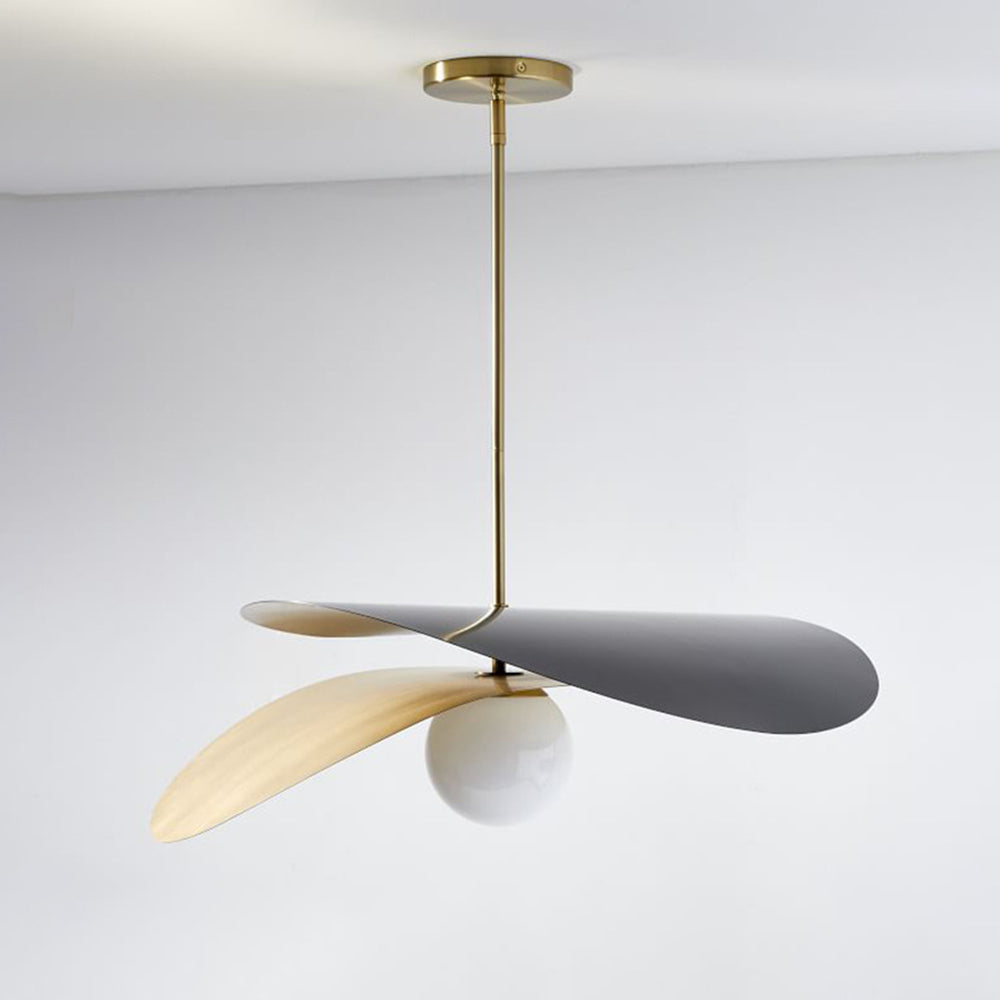 Arisha Diseño Geométrica Metal Lámpara Colgante Dorada