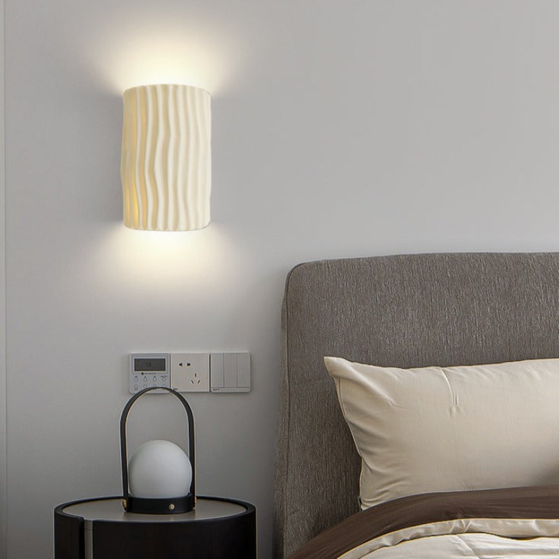 Valentina Onda Retro LED Aplique de Pared Resina Estudio