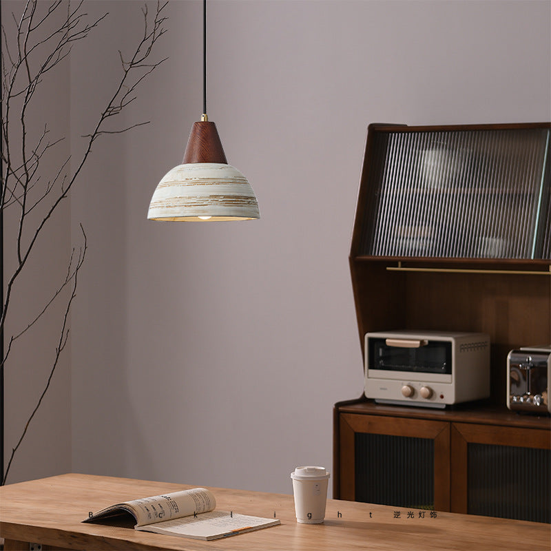 Muto Nórdico LED Lámpara Colgante Metal/Cerámica/Madera Dormitorio
