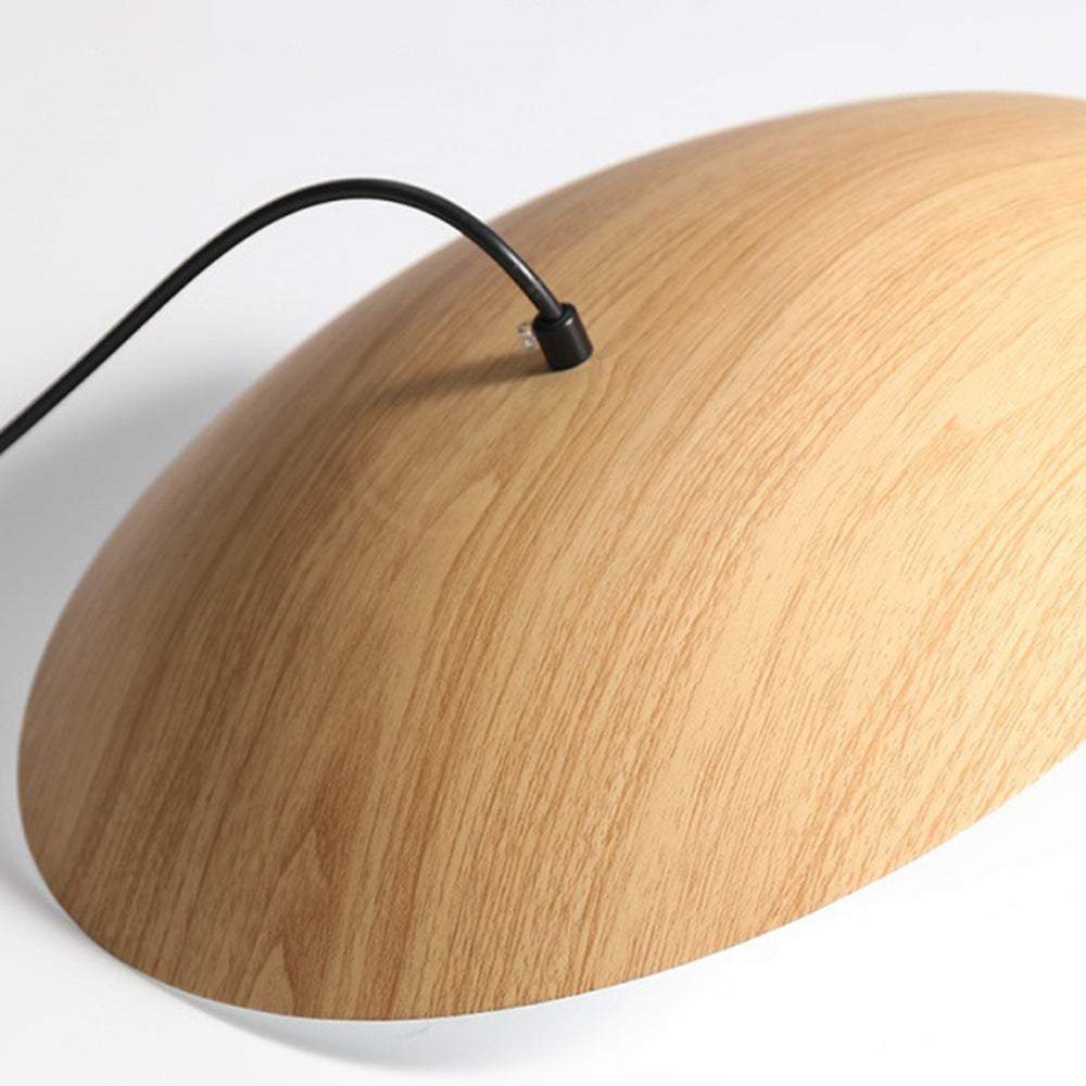 Arisha Moderna Minimalista Metal Lámpara Colgante Madera/Marrón