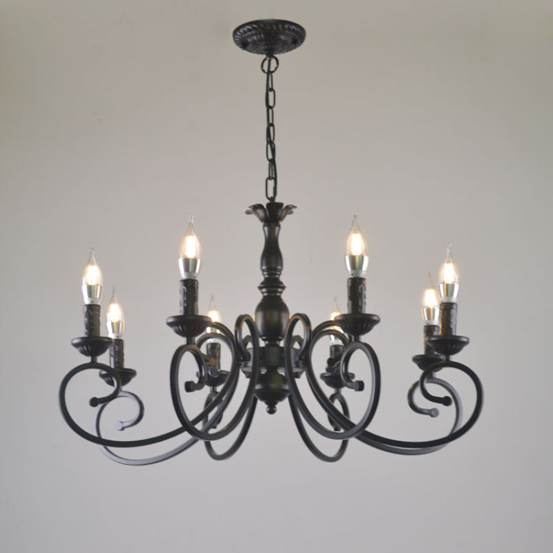 Silva Retro Metal Lámpara Colgante Dormitorio