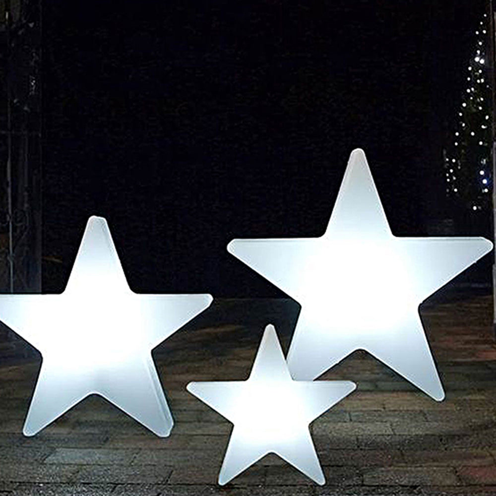 Ray Decorativa Estrella Acrílica Lámpara De Pie Exterior