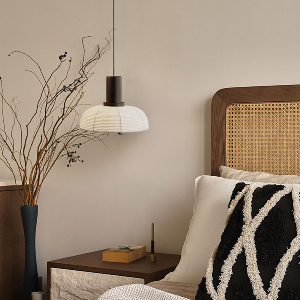 Ritta Moderna Decorativa Tale/Metal Lámpara Colgante Beige/Blanca