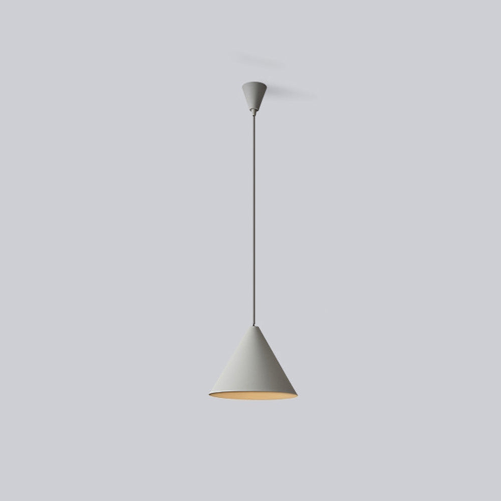 Arisha Minimalista Cónica Metal Lámpara Colgante Gris