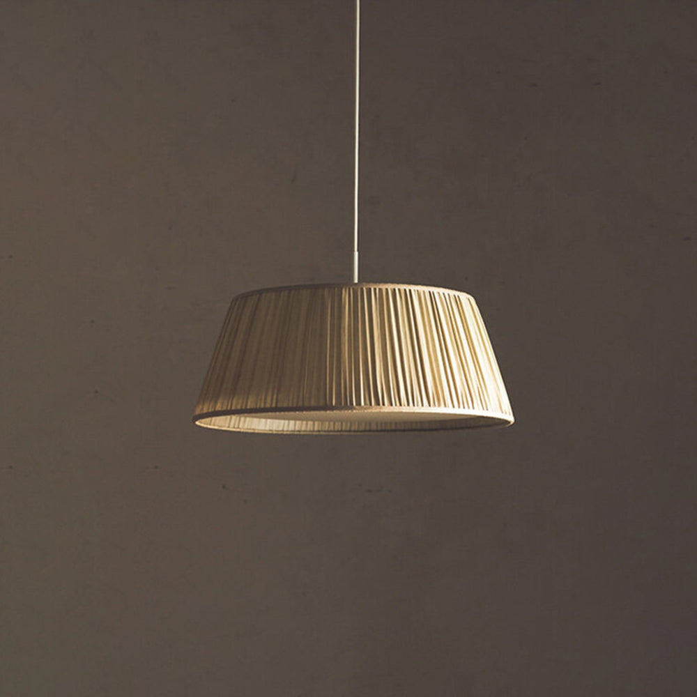 Ritta Vintage Minimalista Metal/Tela Lámpara Colgante Marrón