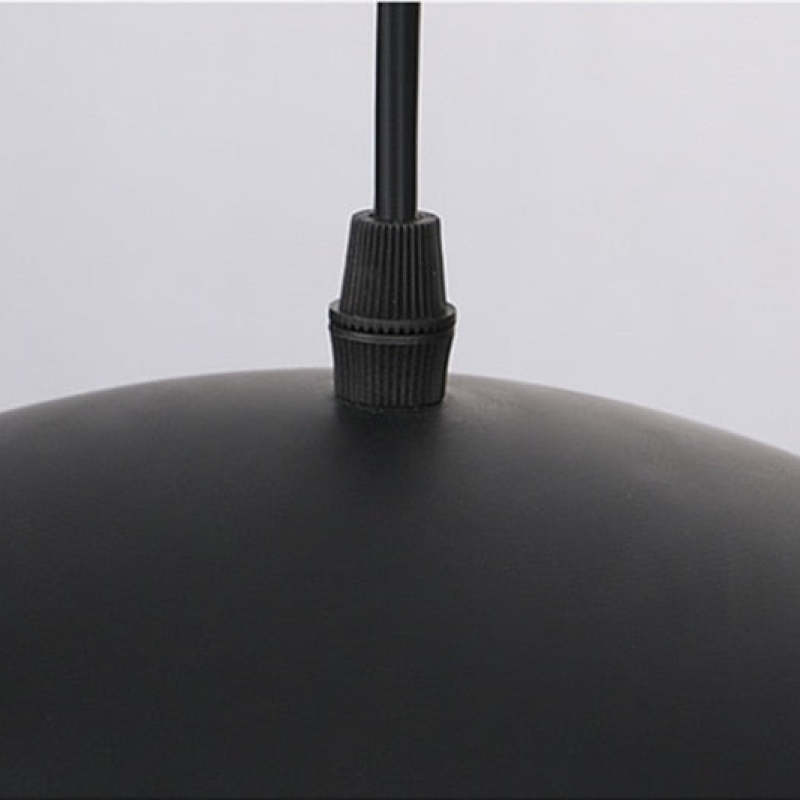 Arisha Moderna Globo Metal Lámpara Colgante Negra/Blanca