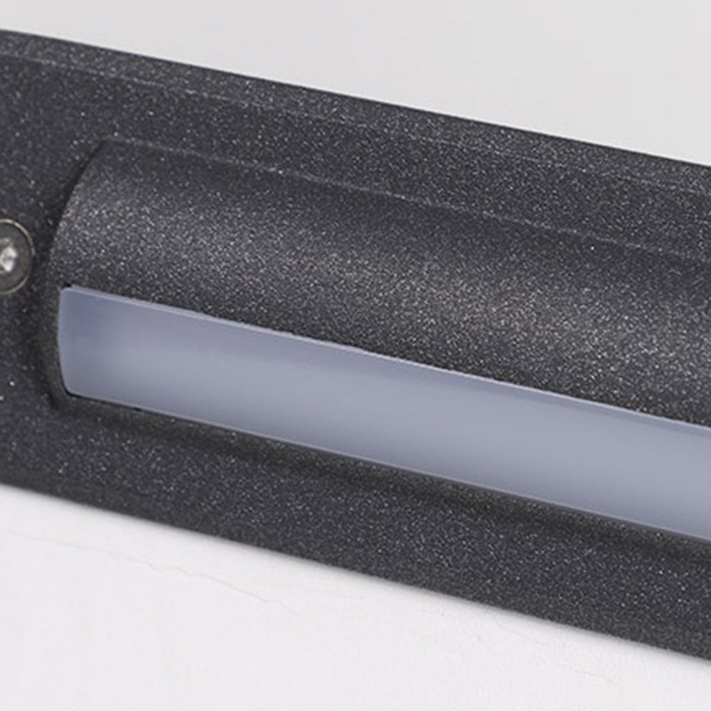 Ray Moderno Rectangular Metal Acrílico Aplique Exterior