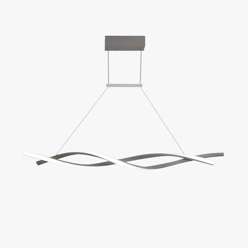 Louise Moderna Minimalista Metal Lámpara Colgante Negra/Gris