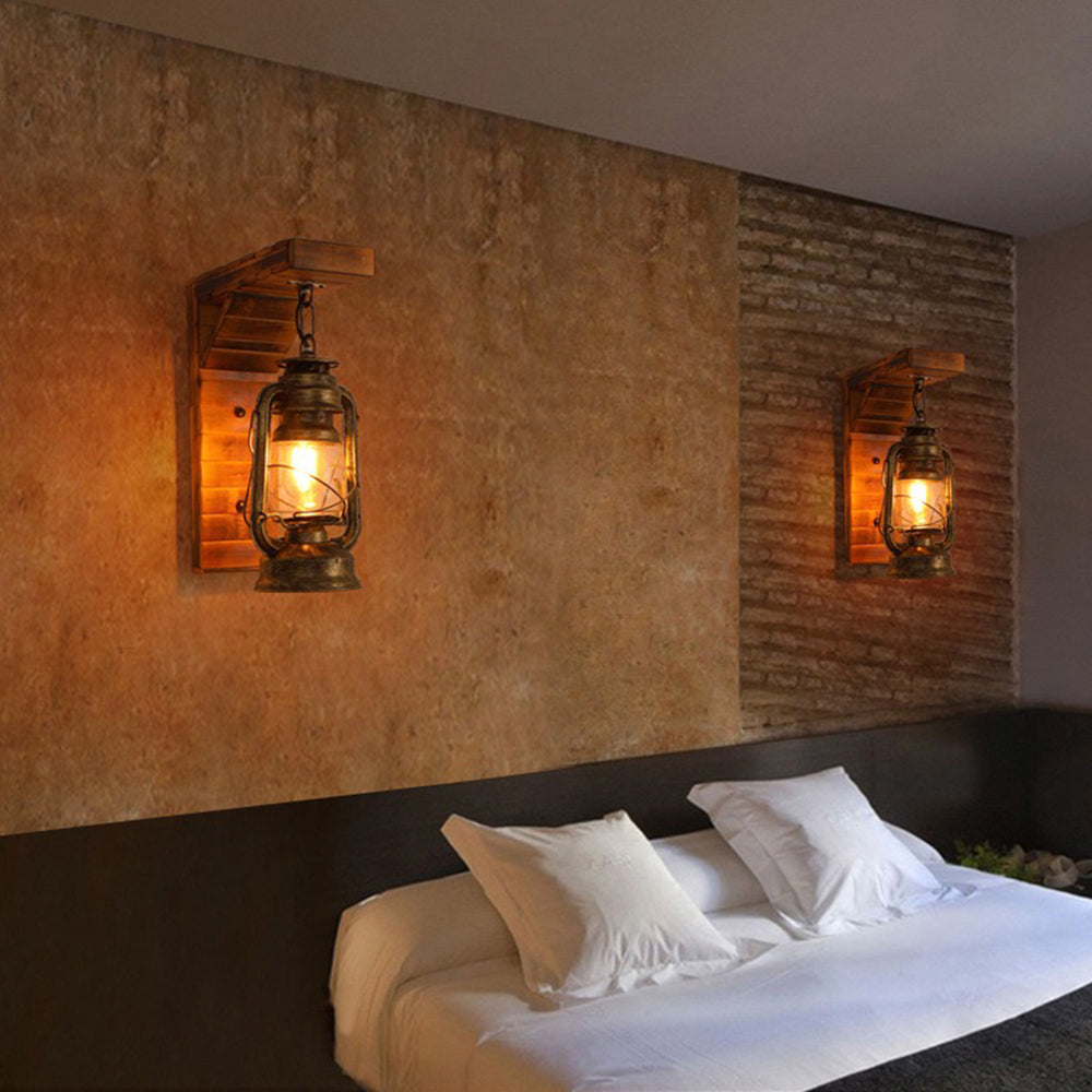 Epoch Lámpara de Pared Epoch Lantern Metal/Madera Restaurante