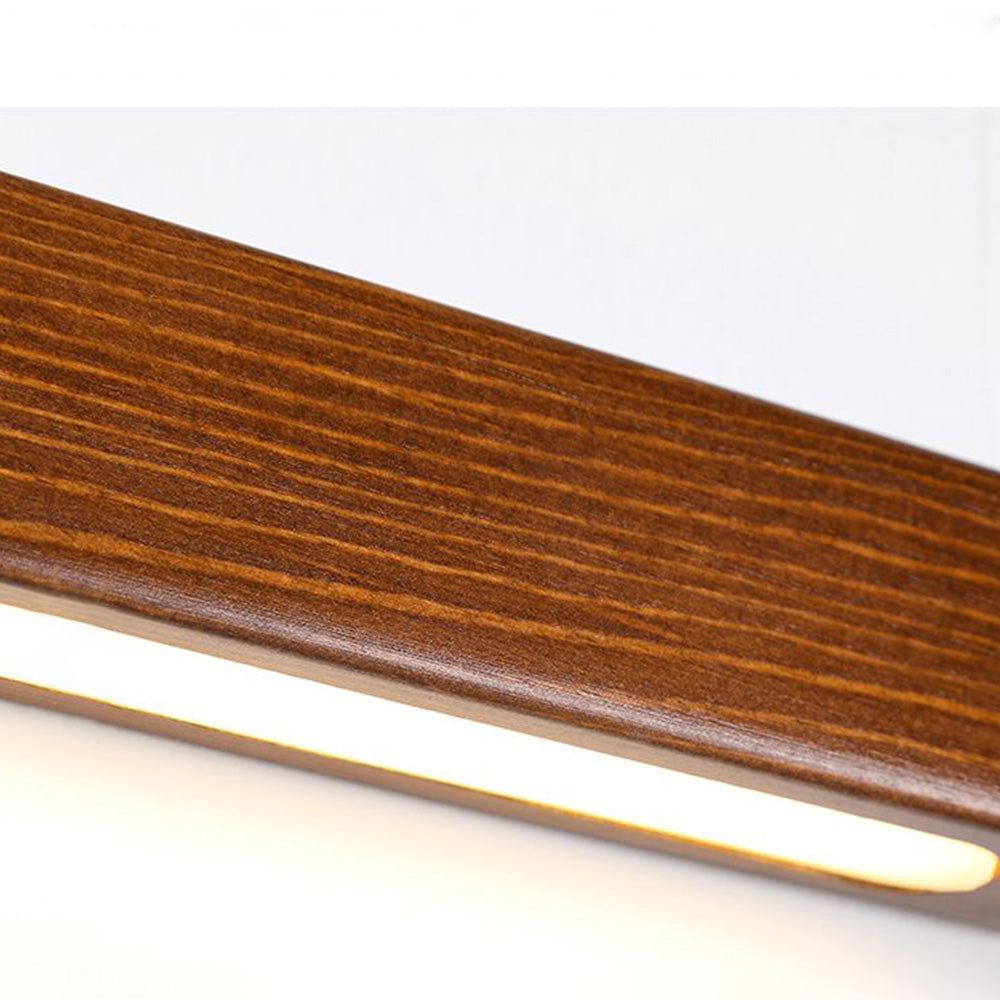 Muto Lámpara de Pared Lineal de Madera