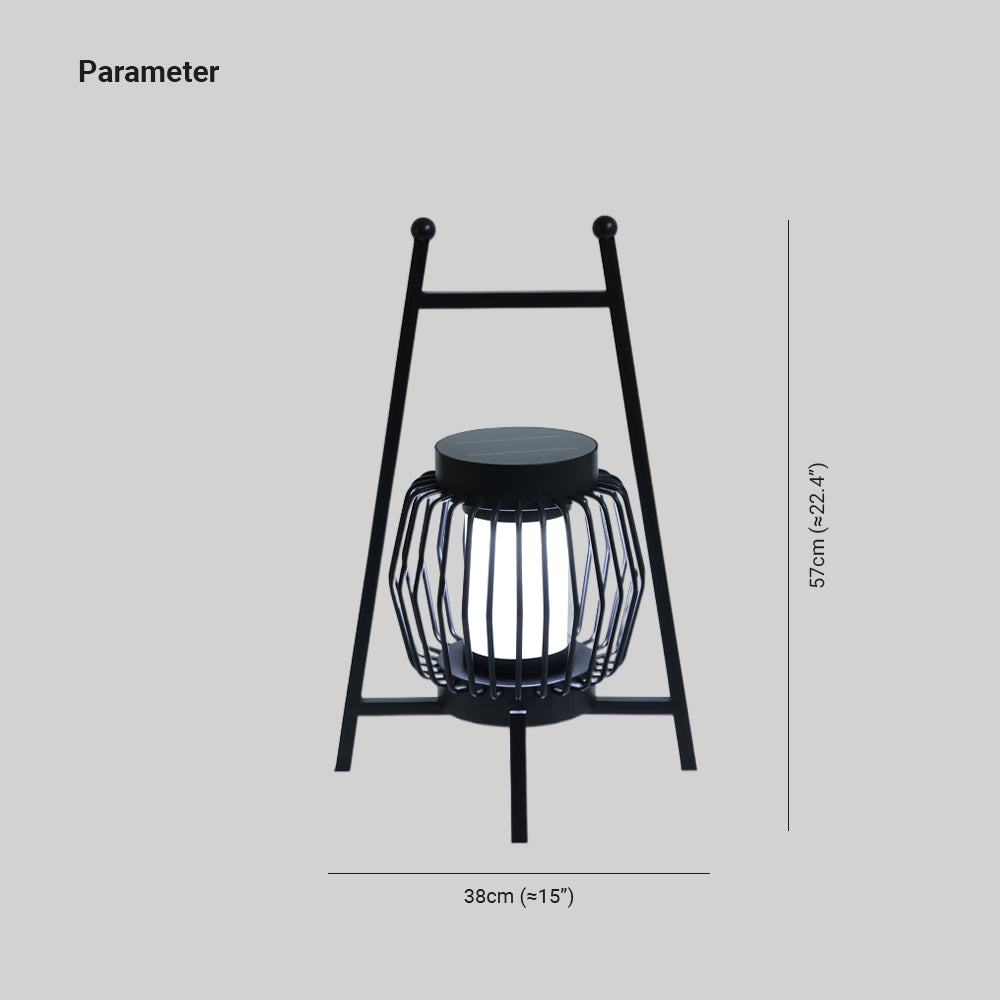 Ray Moderna Redonda Metal Lámpara Exterior Patio