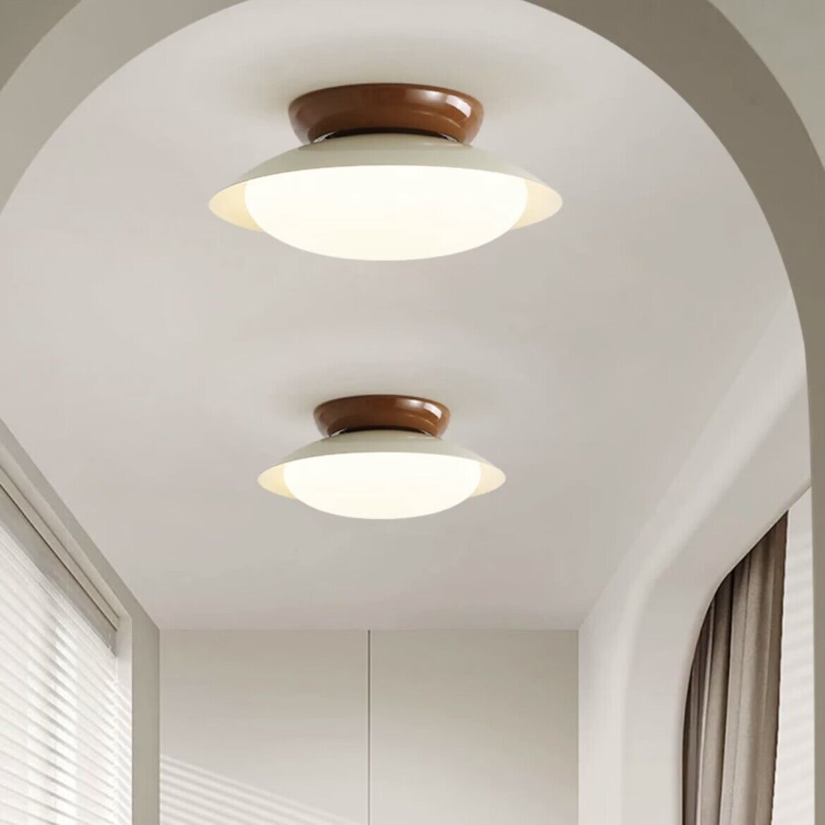 Valentina Vintage LED Lámpara de Techo Metal Acrílico Dormitorio