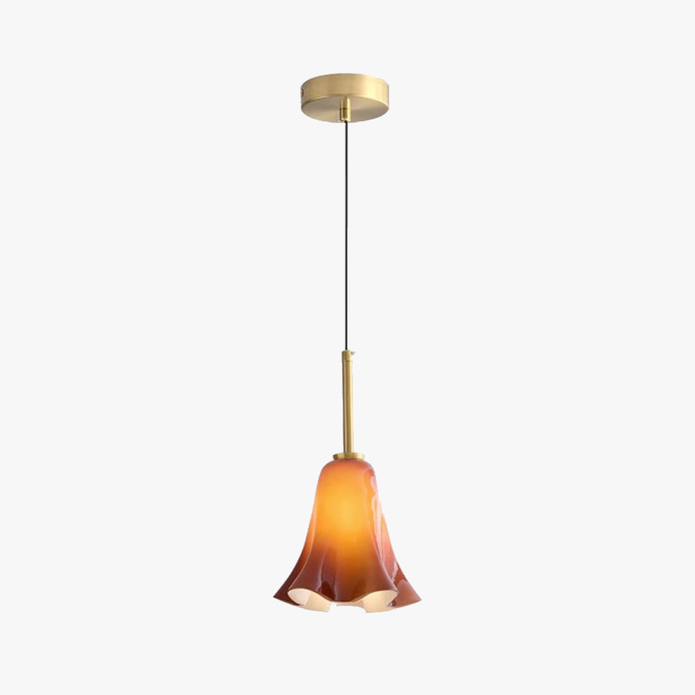 Arisha Vintage Sencillo Lámpara Colgante Metal Vidrio Dormitorio Salón