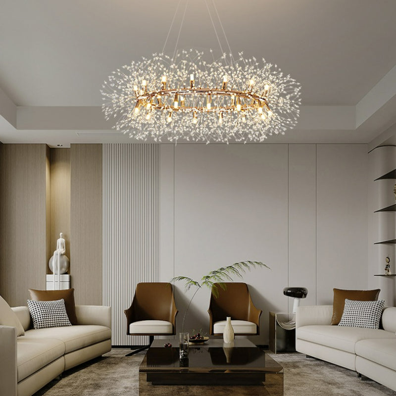 Arisha Moderna LED Metal/Cristal Lámpara Colgante