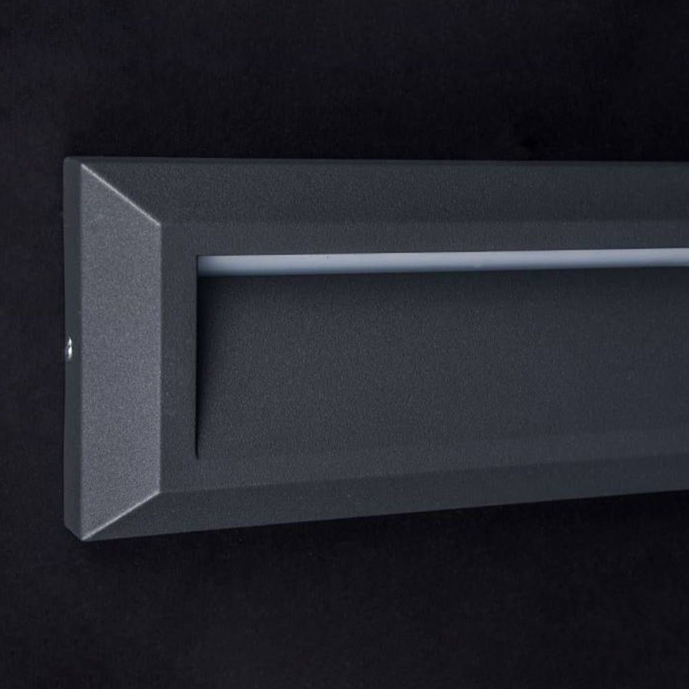 Ray Moderna Rectangular Metal Lámpara Exrerior Jardín