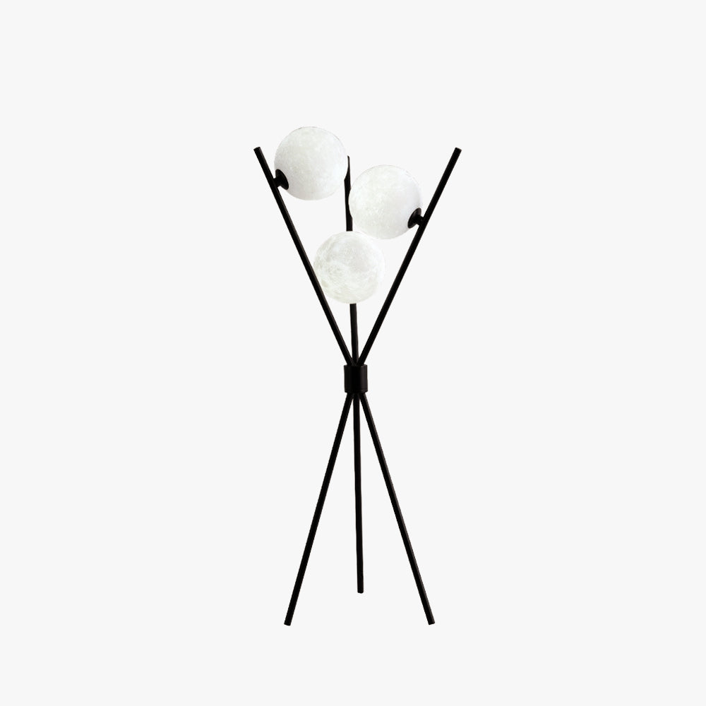 Mira Moderna Minimalista Metal Lámpara de Pie Negra
