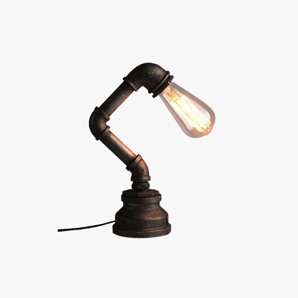 Silva Vintage Industrial Metal Lámpara de Mesa