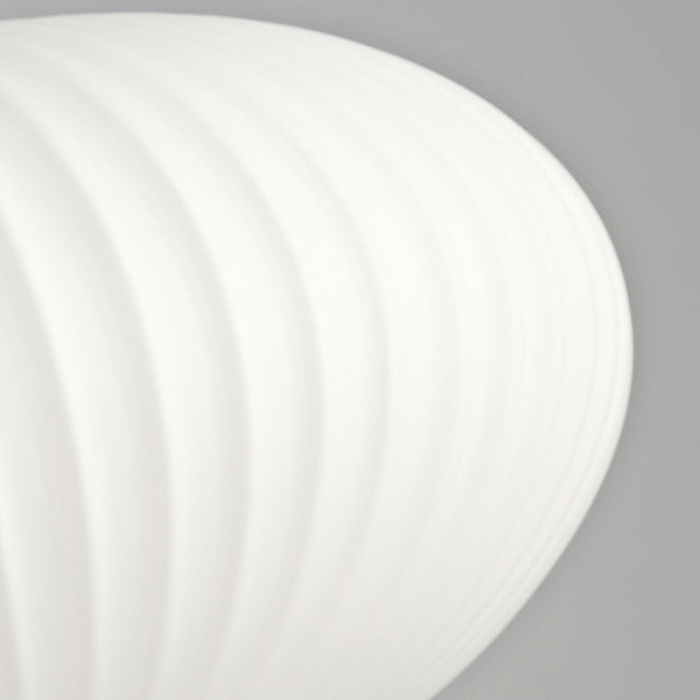 Valentina Moderna Minimalista Metal/Vidrio Lámpara Colgante Blanca