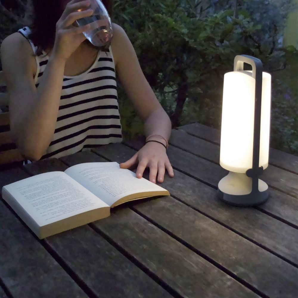 Ray Minimalista Solor LED Lámpara De Mesa Jardín Balcón