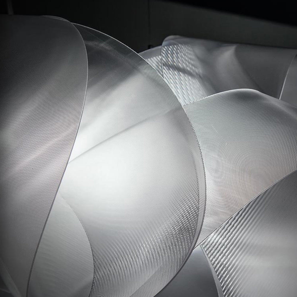 Arisha Moderna Diseño Nubes Transparente Lámpara Colgante