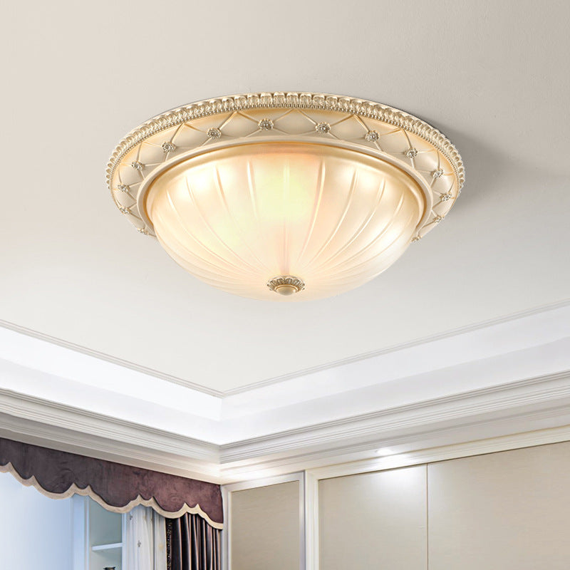 Silva Minimalista Plafón Lámpara de Techo Crema Acrílico Dormitorio