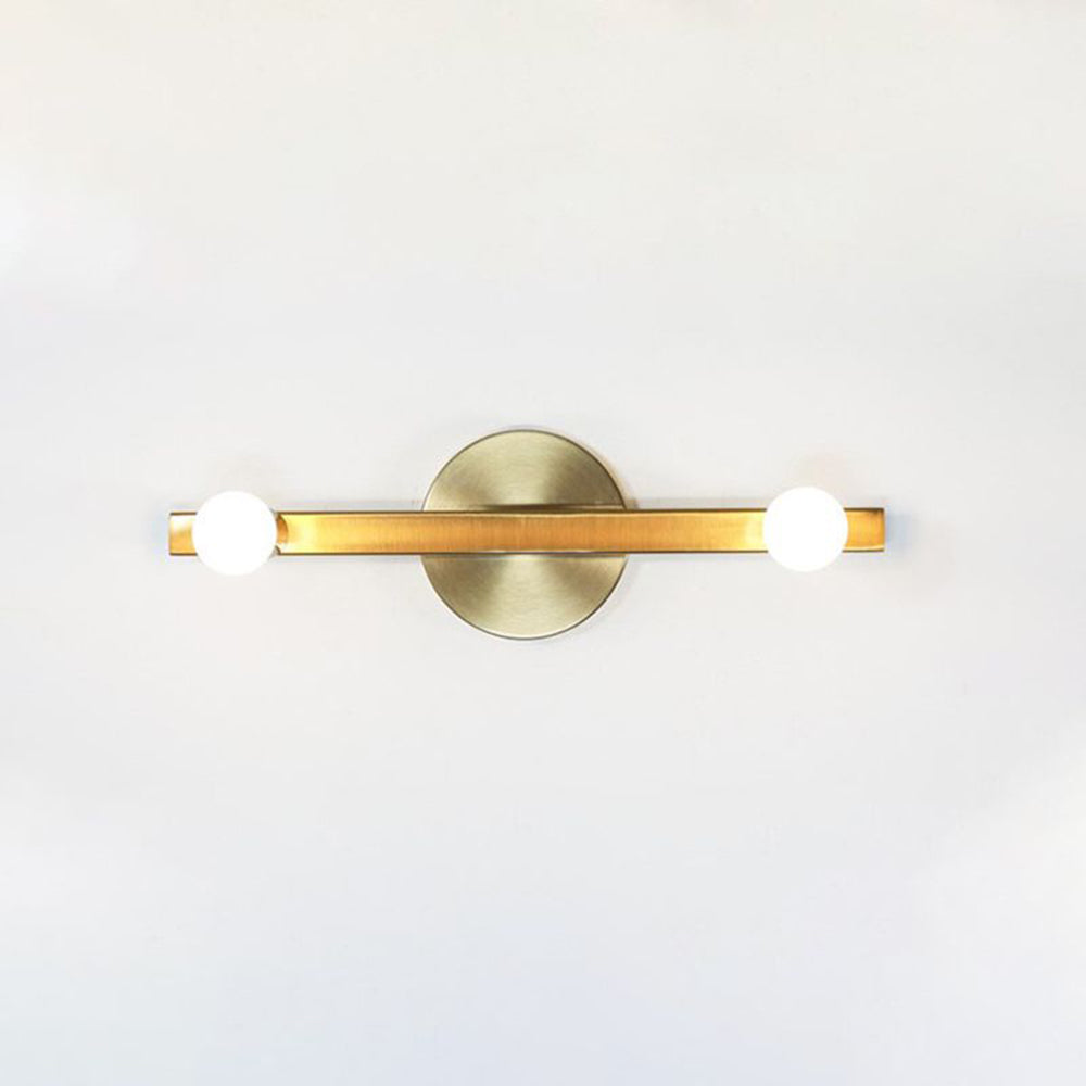 Avi Moderno Redondo Metal LED Aplique de Pared Oro