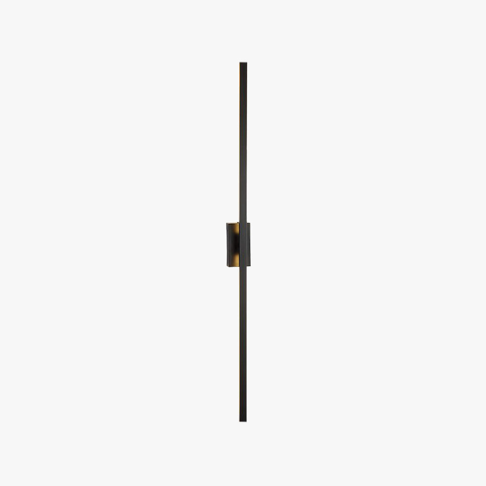 Arisha Moderno Minimalista Lineal Metal Aplique de Pared Negro