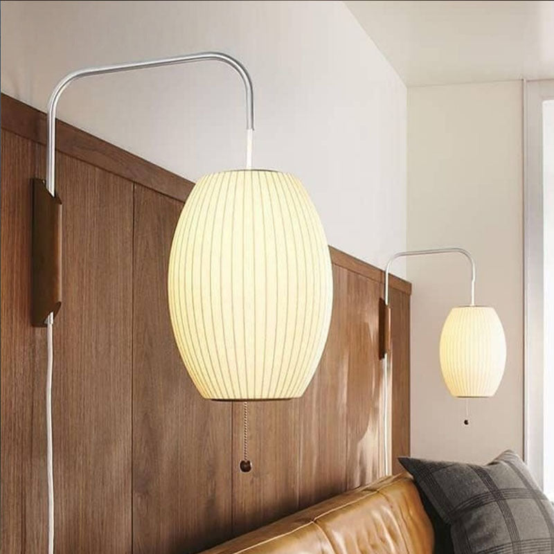 Ritta Moderno Redondo Metal Madera Interior Aplique Salón