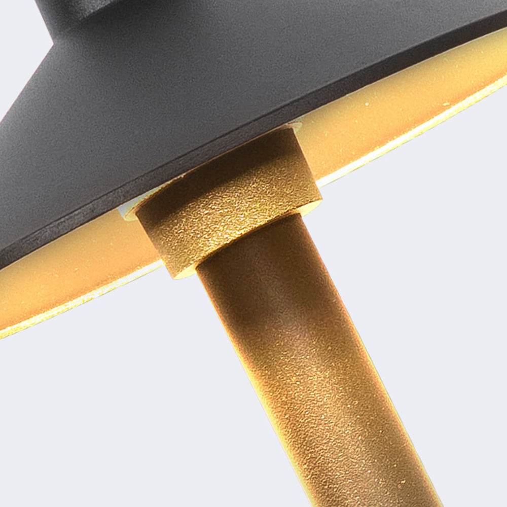 Ray Moderna Sombrero Metal Lámpara Exterior
