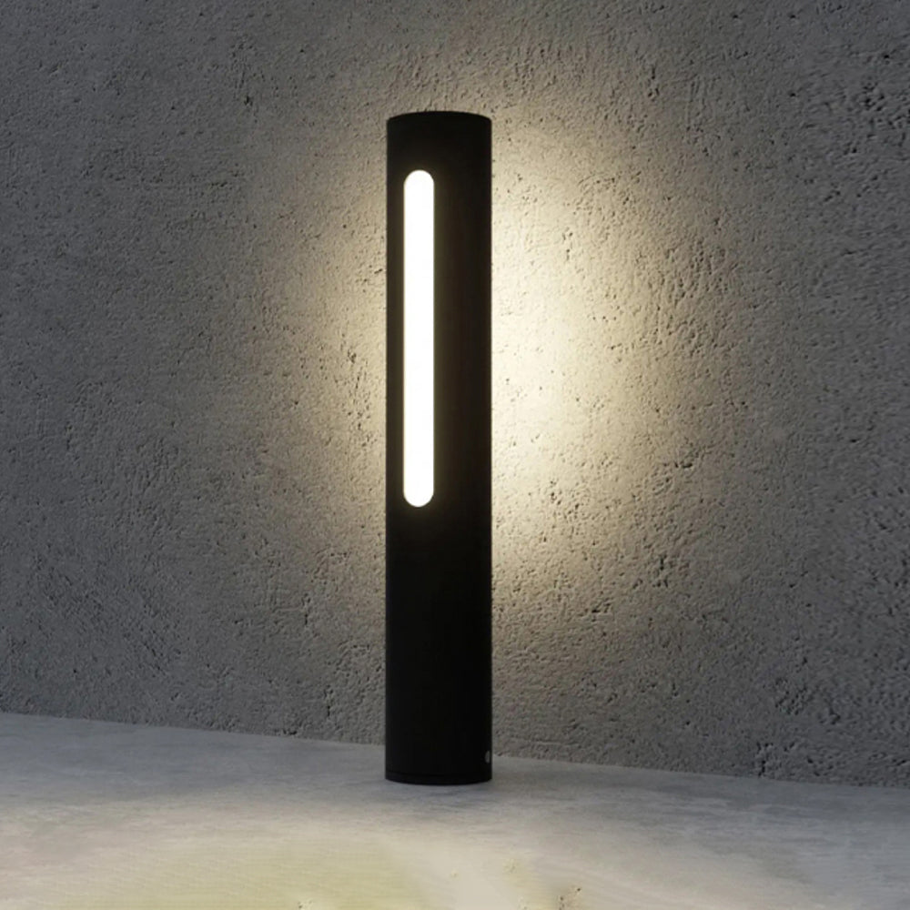Ray Moderno Lámpara De Pie Exterior Cilíndrica Metal Patio