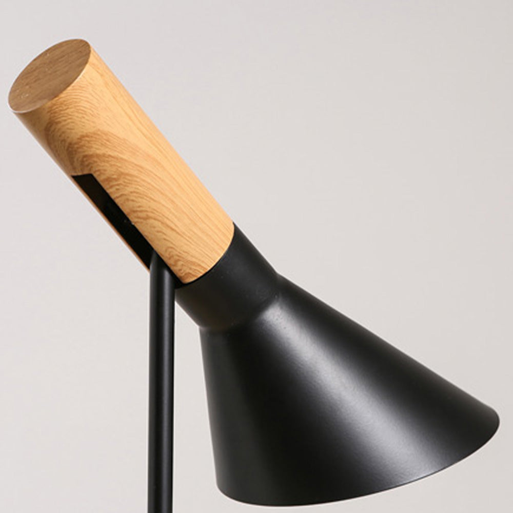 Mira Moderna Minimalista Metal Lámpara de Pie Blanca/Negra