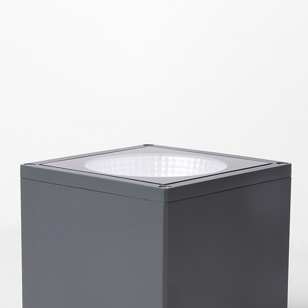 Ray Minimlista Cuadrada Metal Lámpara de Techo Exterior