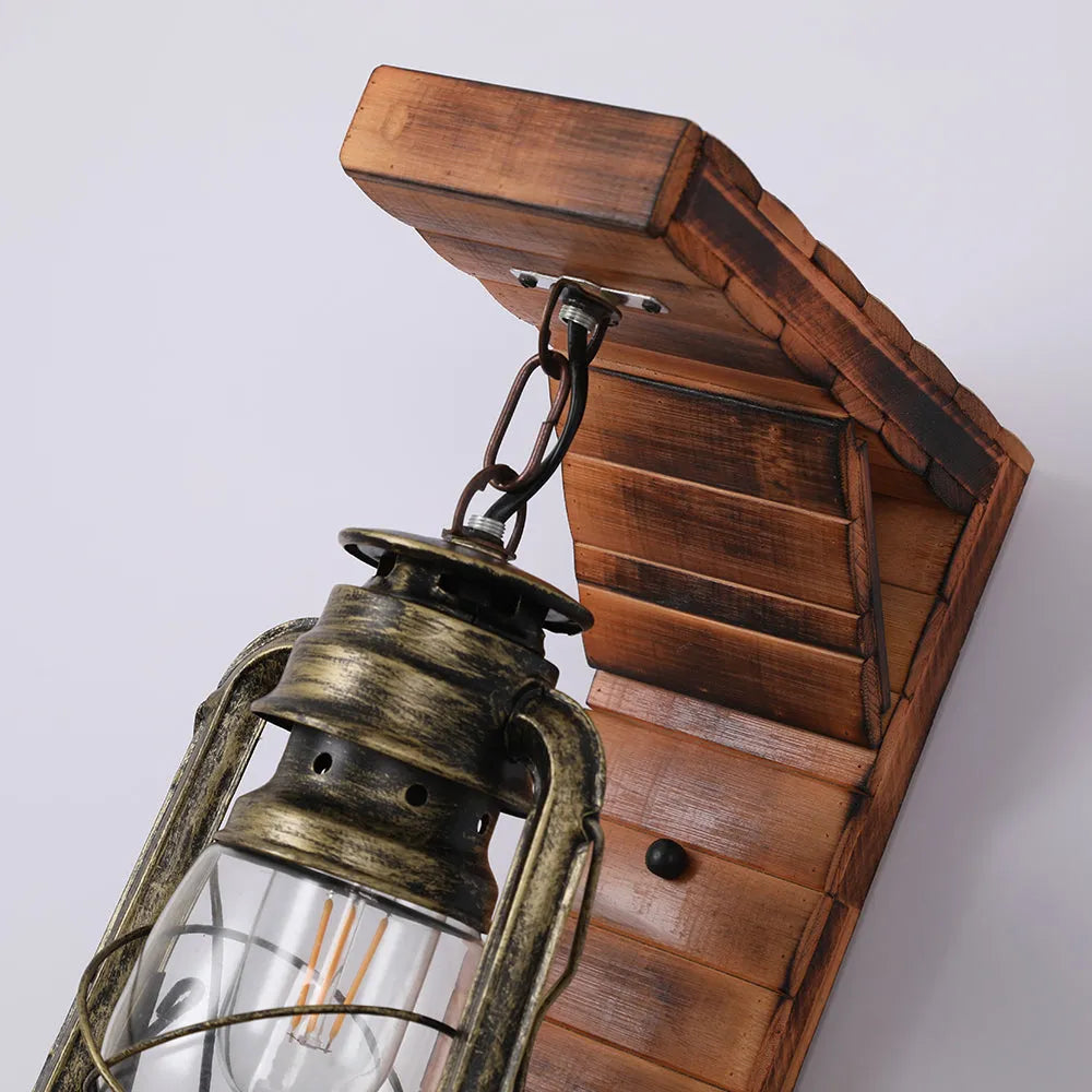 Epoch Lámpara de Pared Epoch Lantern Metal/Madera Restaurante