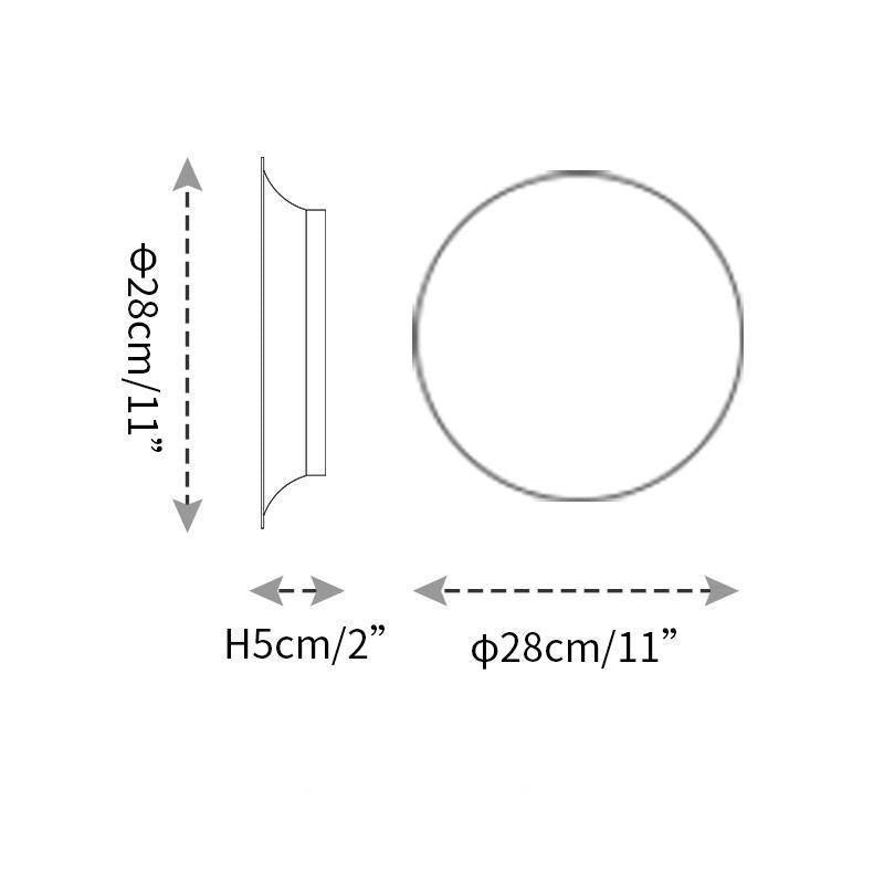 Geometric Disc Wall Lamp - Letslighting