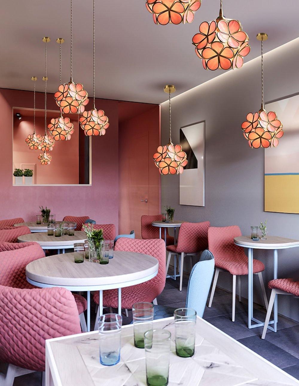Glass Petal Pendant Light - Letslighting
