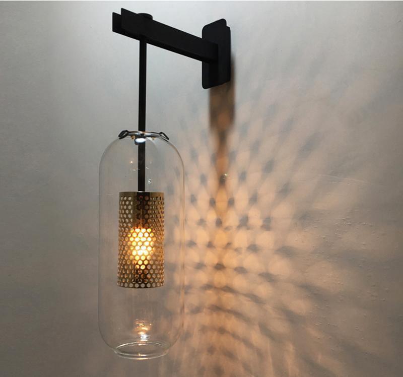 Vadim Glass Wall Lamp - Letslighting