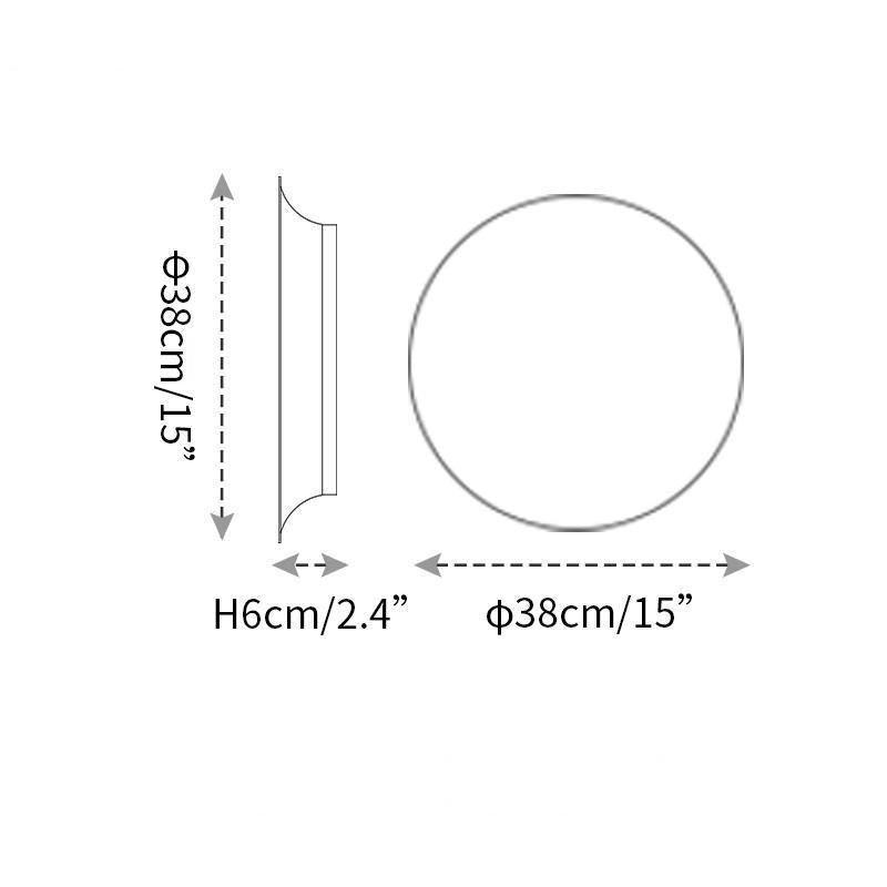 Geometric Disc Wall Lamp - Letslighting