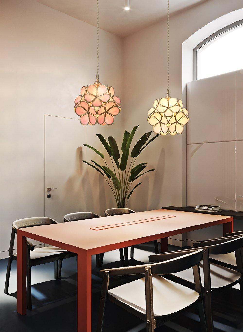 Glass Petal Pendant Light - Letslighting