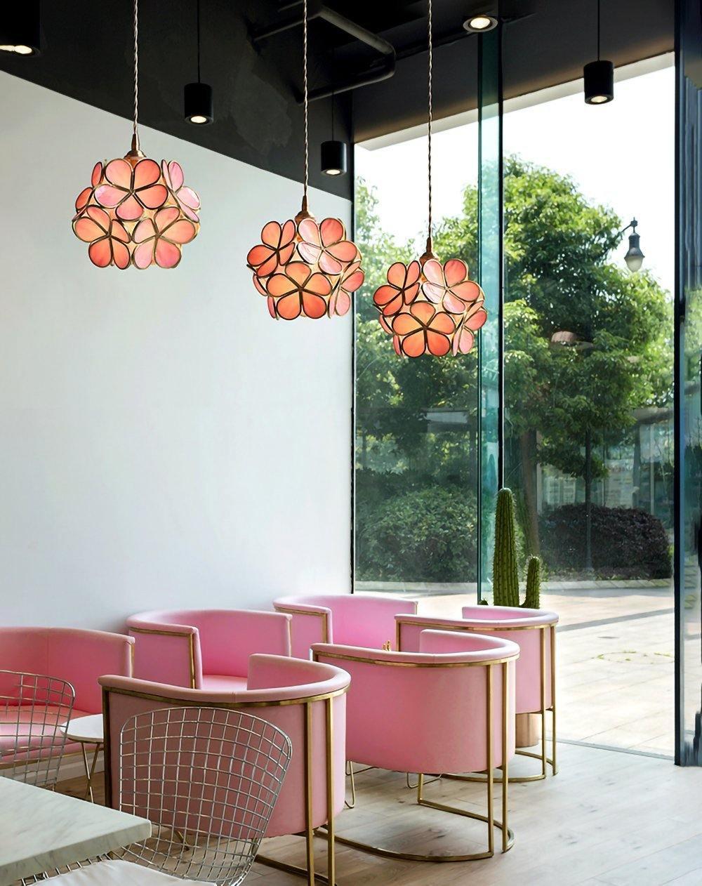 Glass Petal Pendant Light - Letslighting