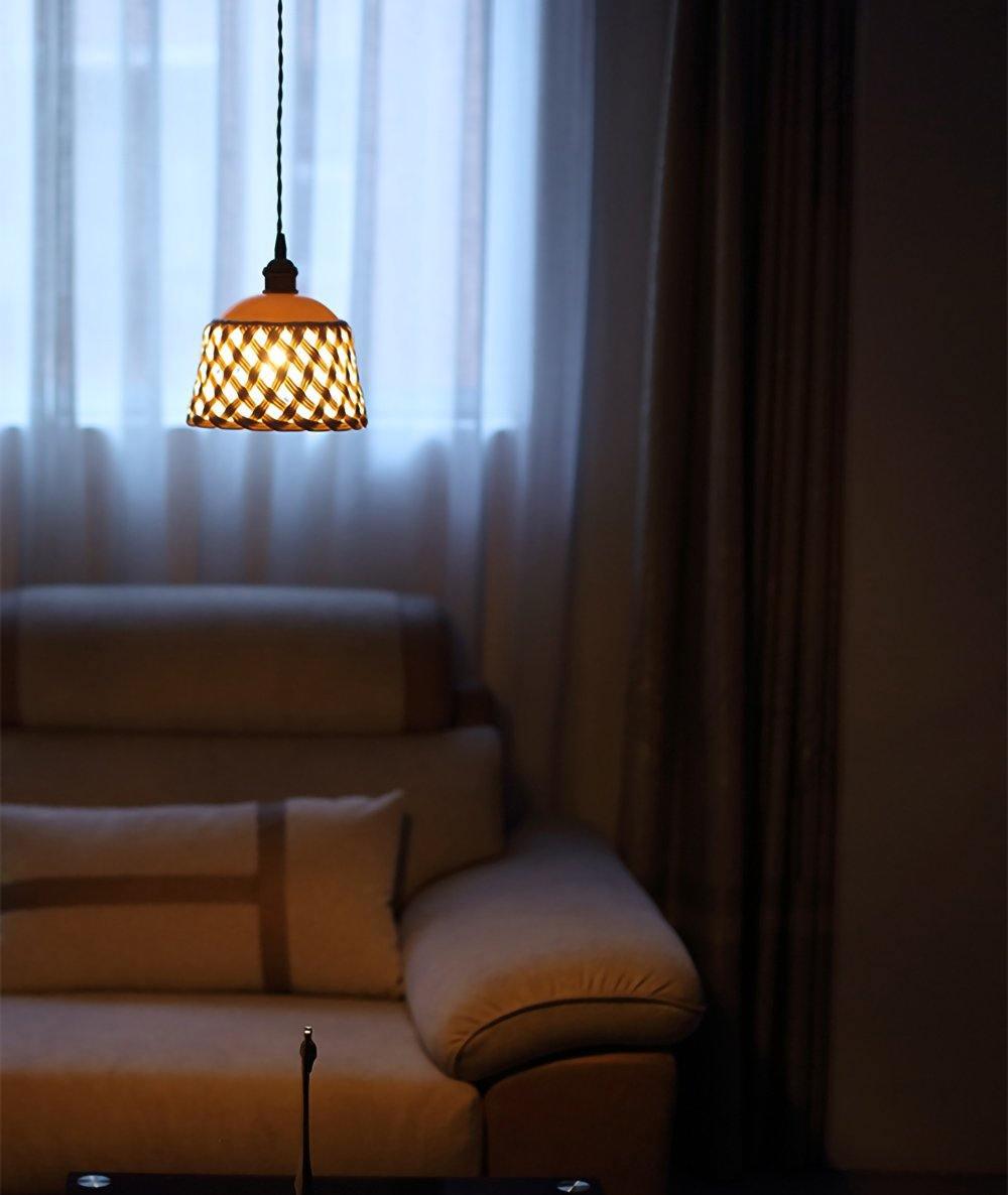 Openwork Ceramic Pendant Lamp - Letslighting