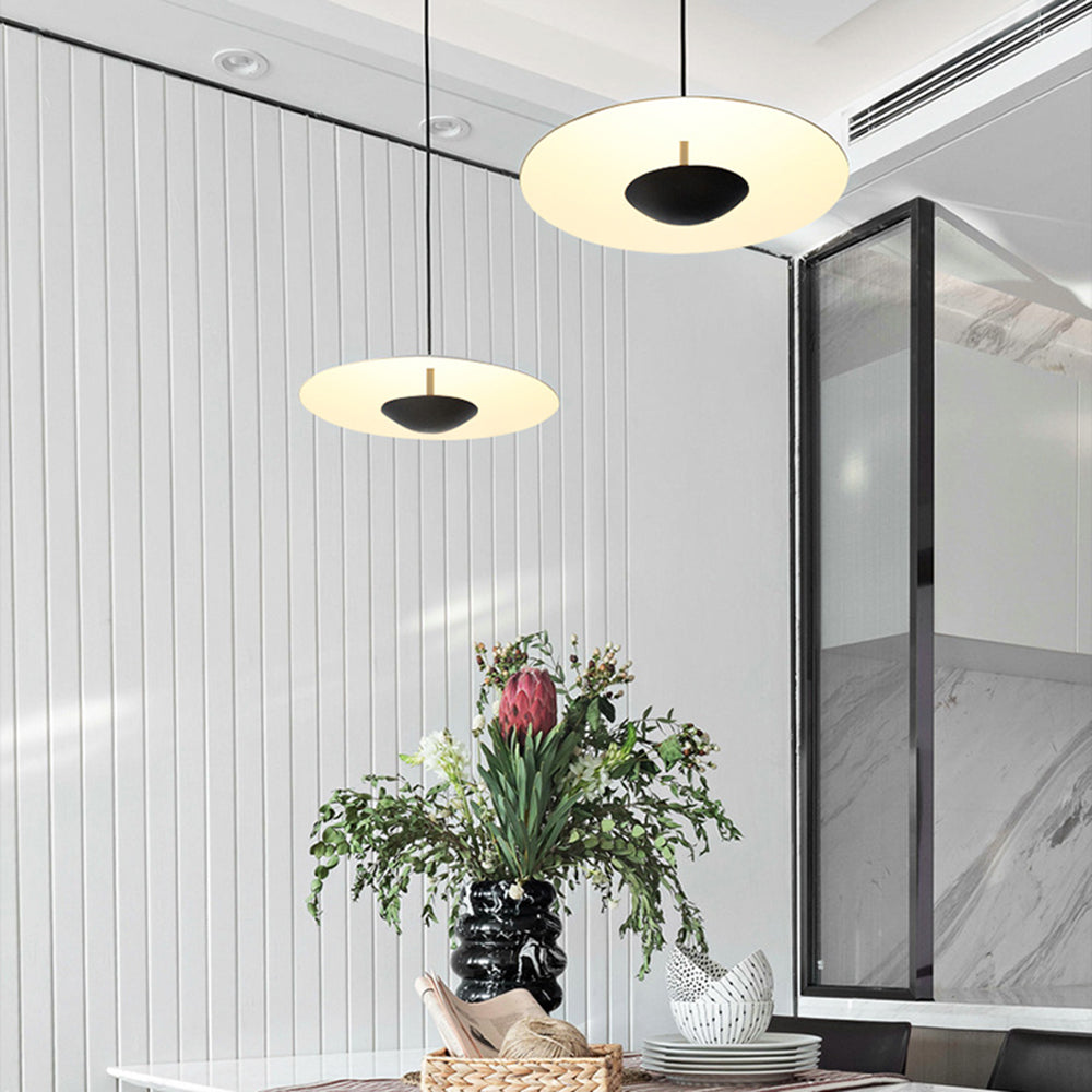 Arisha Moderna Minimalista Metal Lámpara Colgante Madera/Marrón