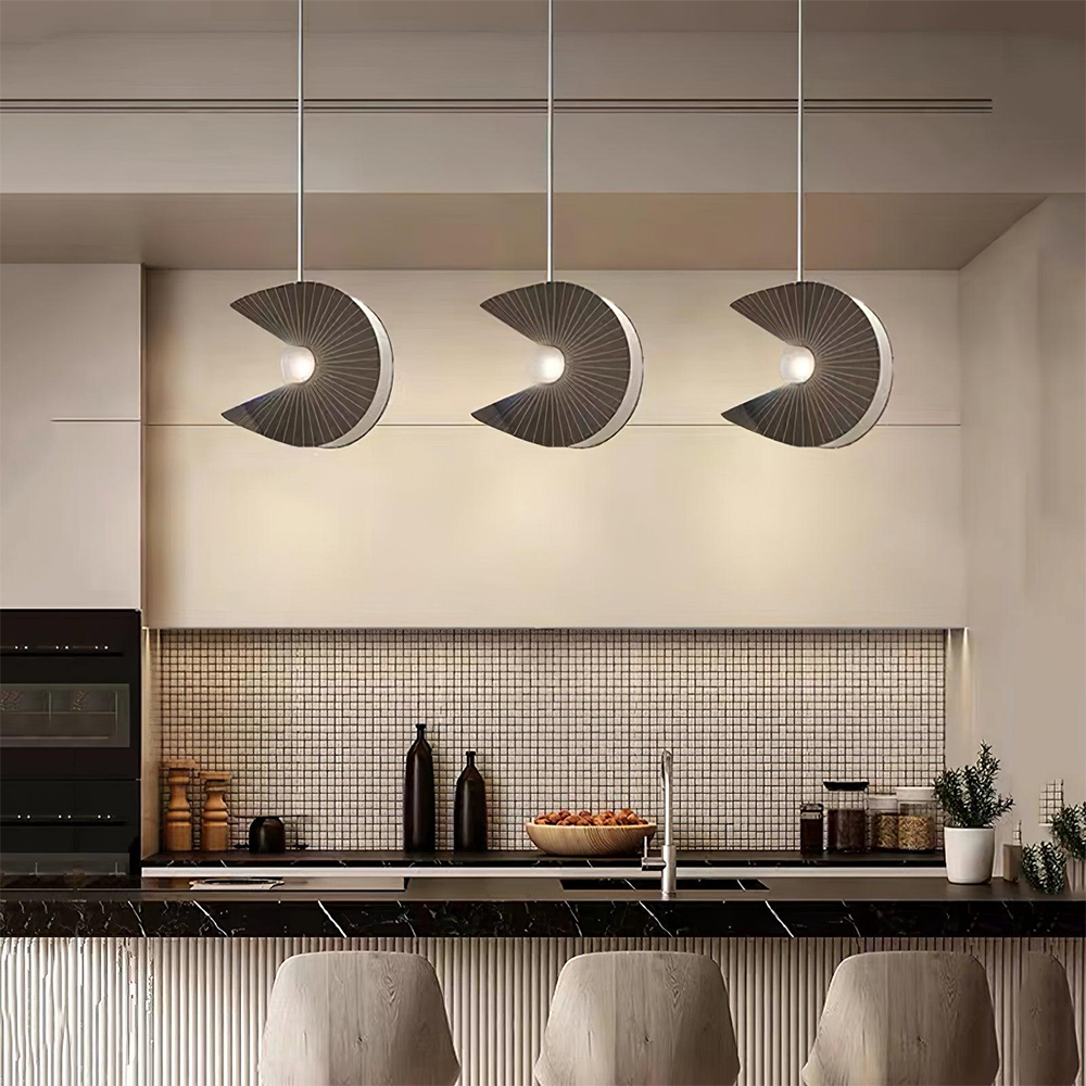 Valentina Tendencia Moderna Suave LED Lámpara Colgante Metal Salón