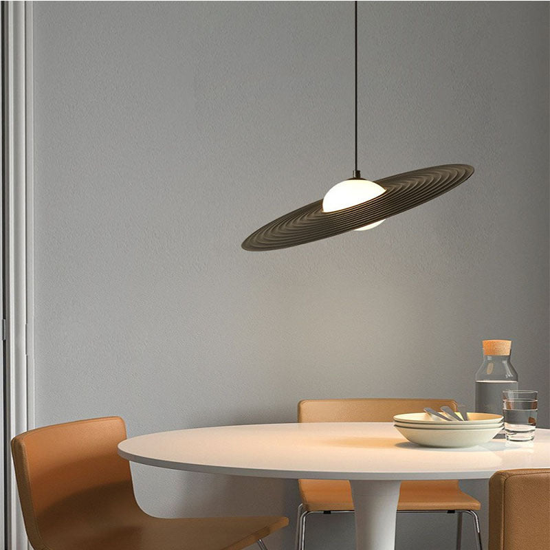 Arisha Creativo Volando Lámpara Colgante Metal PVC Comedor Dormitorio
