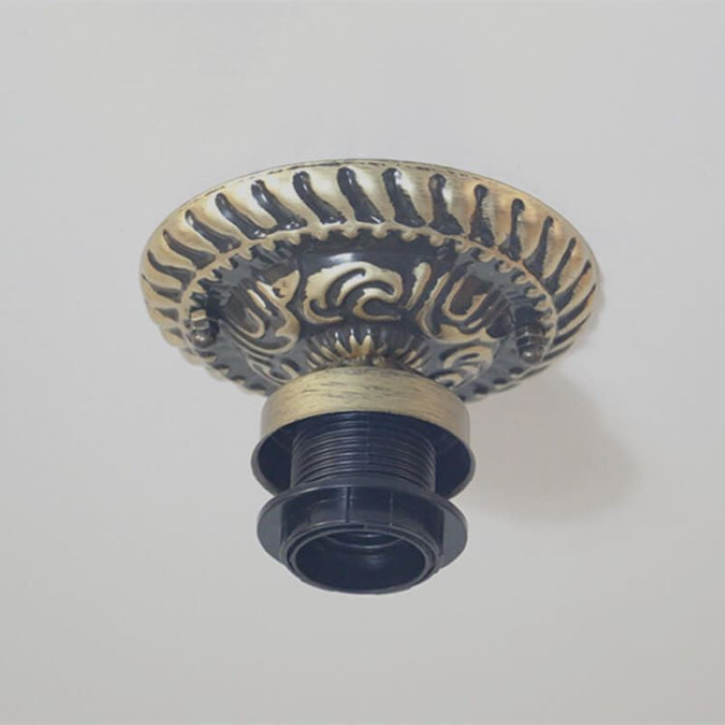 Tiffany Vintage LED Plafón Metal/Vidrio Dormitorio/Salón