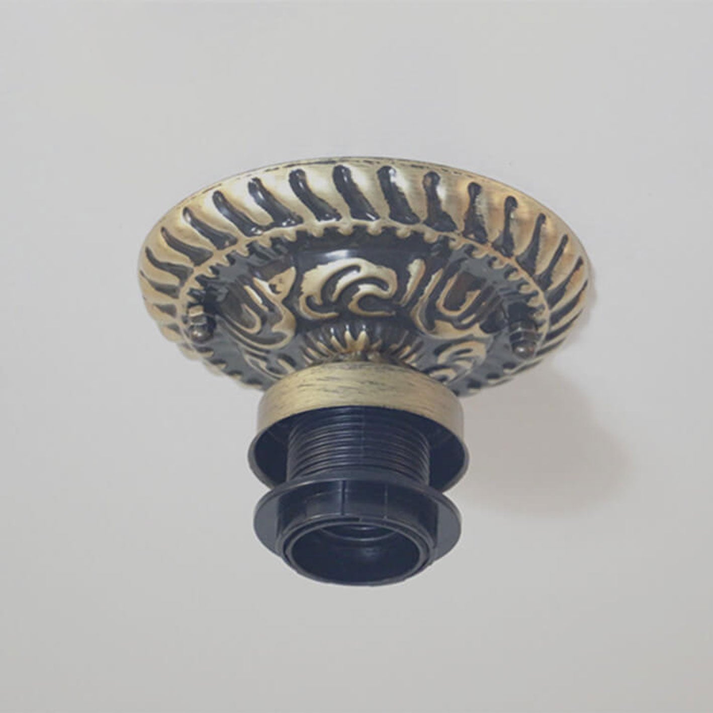 Tiffany Vintage Rosa LED Plafón Vidrio Salón/Dormitorio