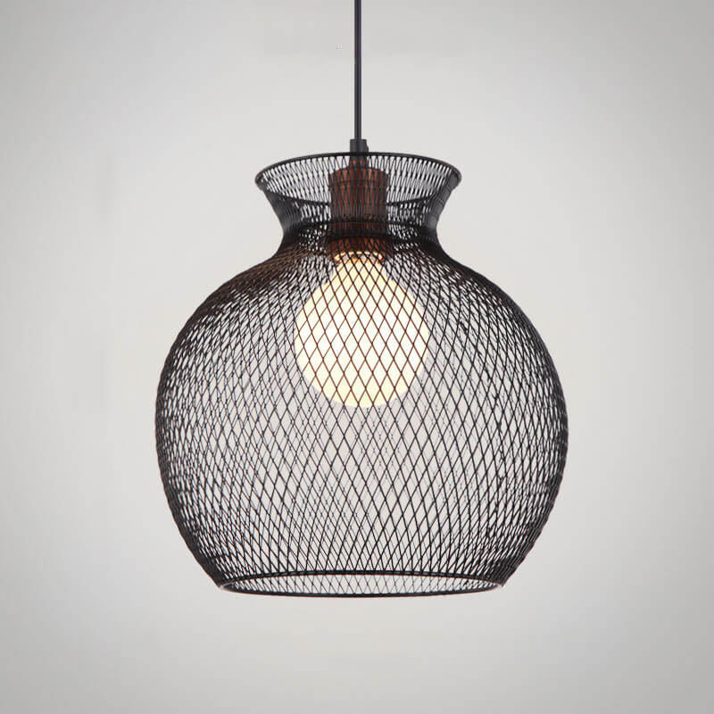 Arisha Diseñador Lámpara Colgante Metal Negro Salón/Dormitorio